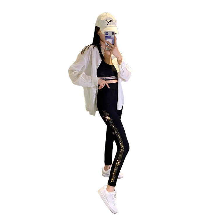 Picture of New Modal Spring and Autumn Thin Leggings Women's Outerwear Thin Slimming Hot Diamond Slimming Butt Lifting Easiest for Match Yoga Pants