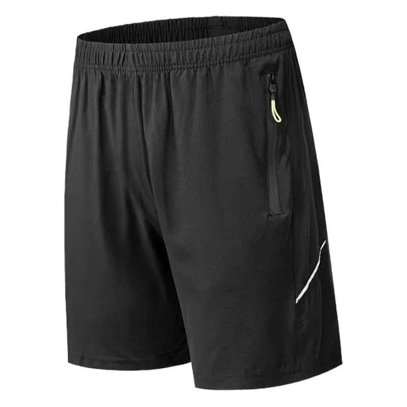 Quick-drying outdoor sports shorts men's summer in stock printed logo leisure fitness training running badminton suit men's shorts