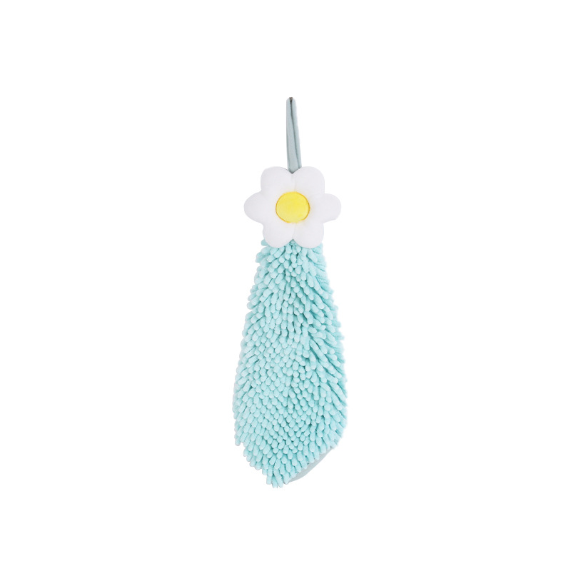 Picture of Egg flower hanging chenille towel leisure house household children's creative hand towel wholesale