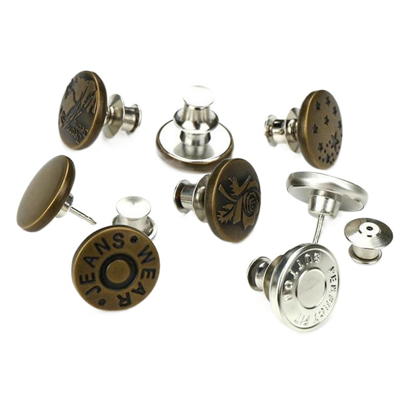 Waist button detachable universal button jeans button elastic hidden buckle adjustable button buckle metal wholesale