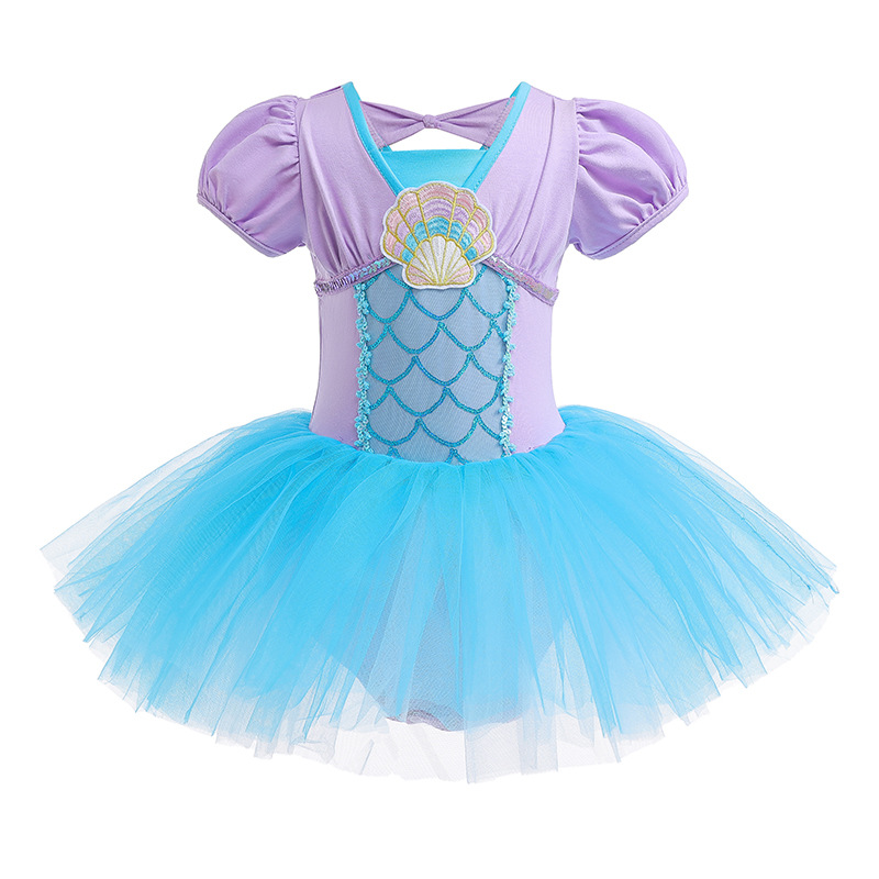 Picture of Girls Ballet Dance Skirt 2025 Summer Original Practice Clothes Baby Girl One-Piece Performance Clothes Improved Princess Skirt