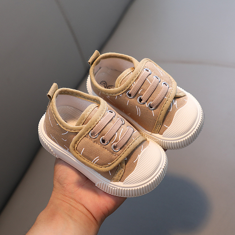 Picture of Children's Canvas Shoes 2025 Spring and Autum New Style Boys 1-6 Years Old Baby Shoes Breathable Casual Girls Low-Cut Sneakers