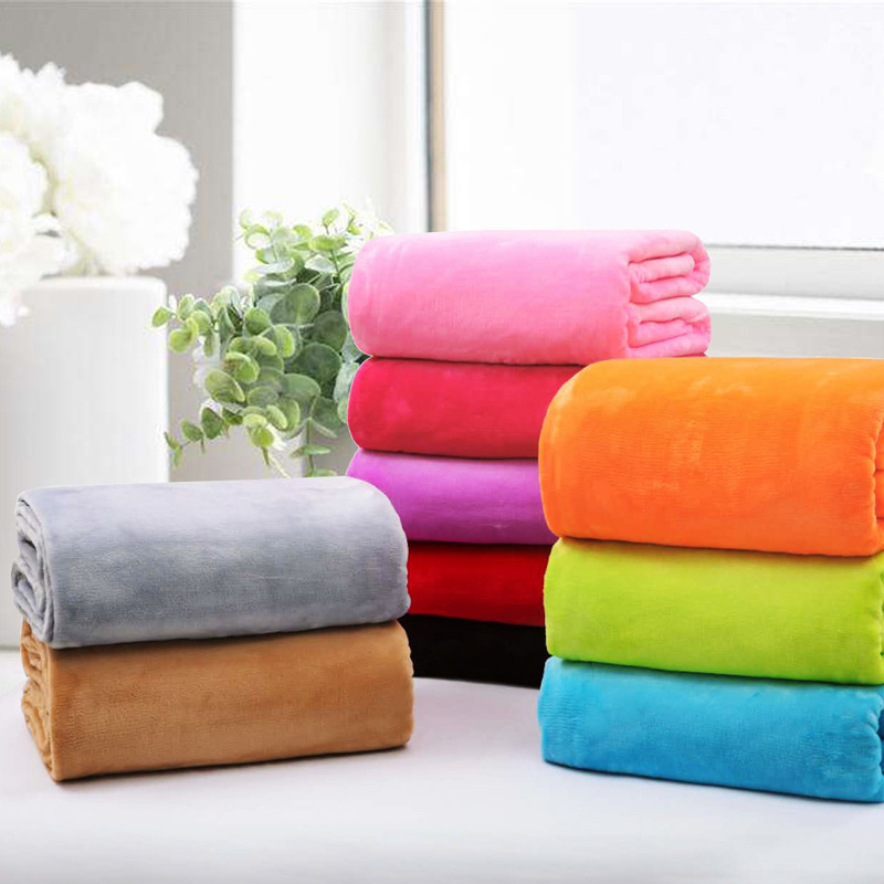 Small blanket winter coral blanket flannel single double bed sheet thickened female student dormitory quilt nap blanket