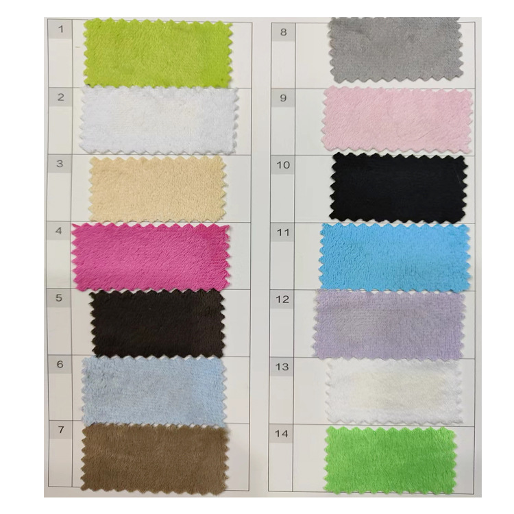 Super soft short plush imitation super factory in stock clothing shoes and hats toys home textile pet comfortable warm