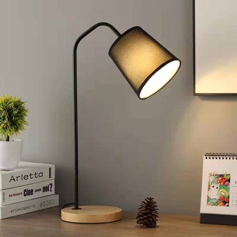 Bedroom bedside lamp, Nordic ins student dormitory, study warm light charging, plug-in touch dimming, both use drop-shipping