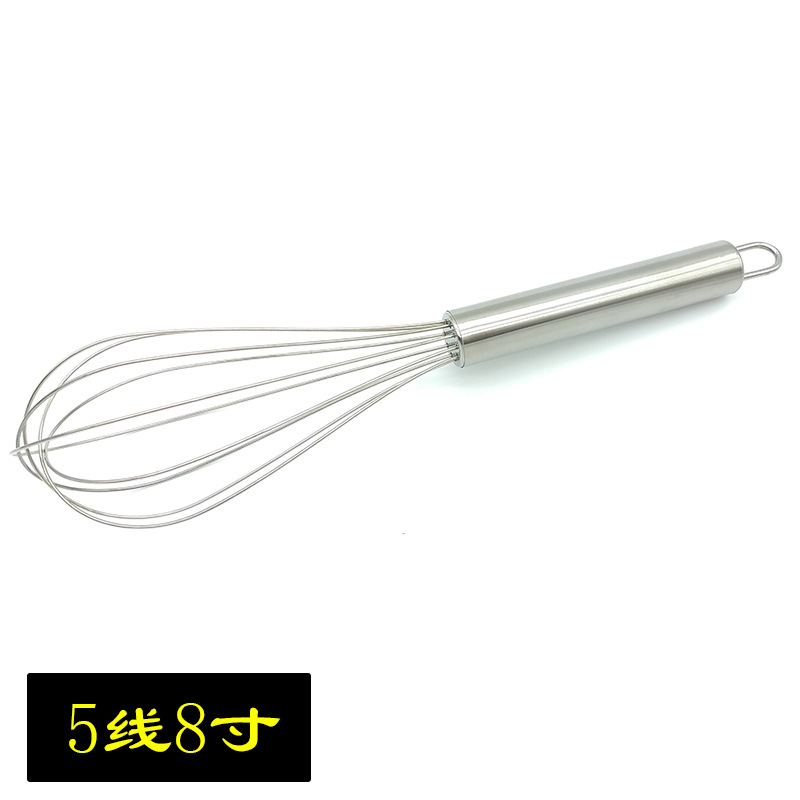 Picture of Baking tools egg beater stainless steel bold blender semi-automatic egg beater manual Mini Silicone dispenser