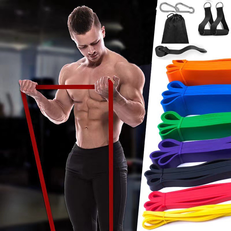 Factory wholesale resistance belt TPE belt yoga ring tension belt strength training rubber belt rubber belt resistance ring