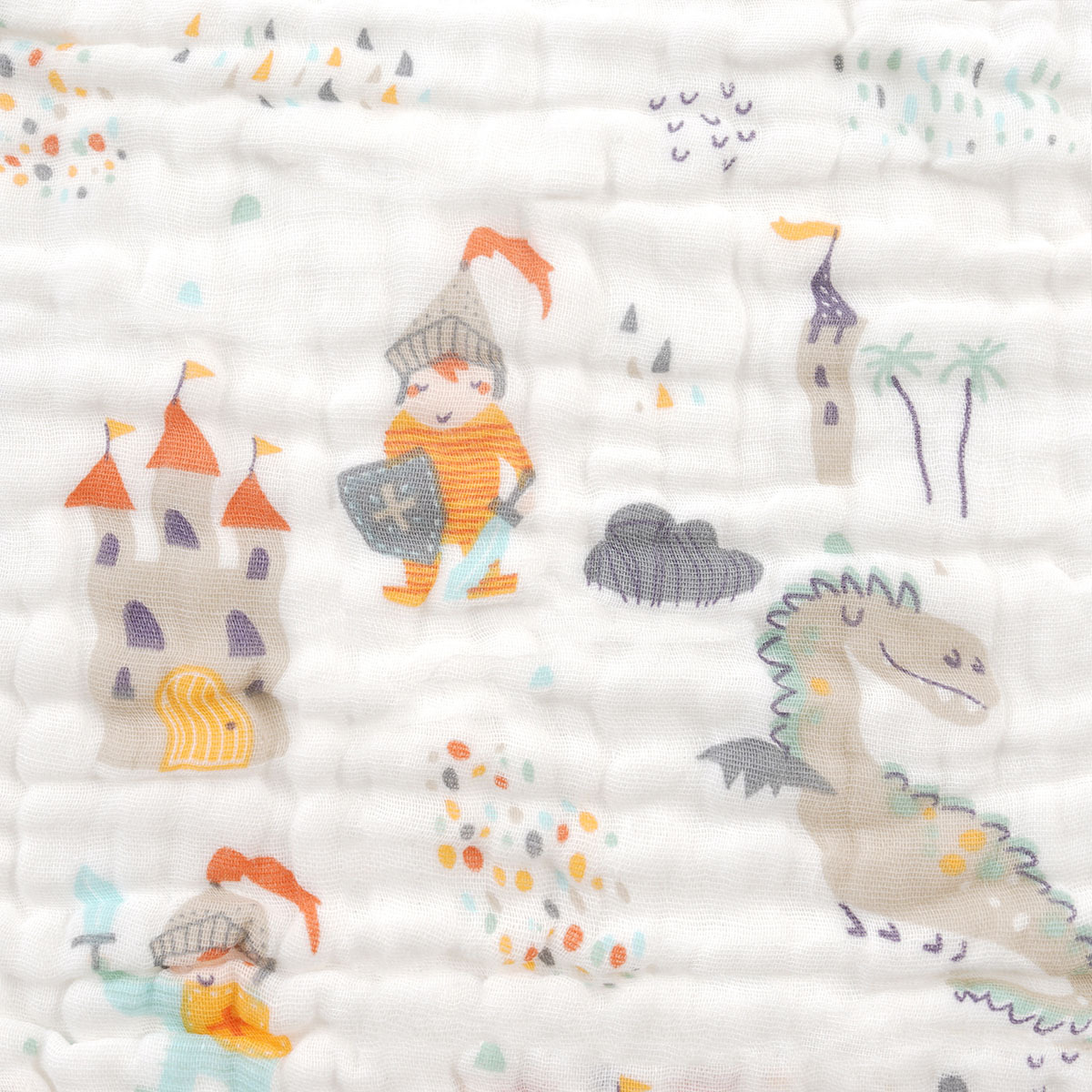 Picture of Cotton Class A Six-Layer Gauze Square Towel Baby Baby Children Cotton Small Towel Soft Water Absorbent