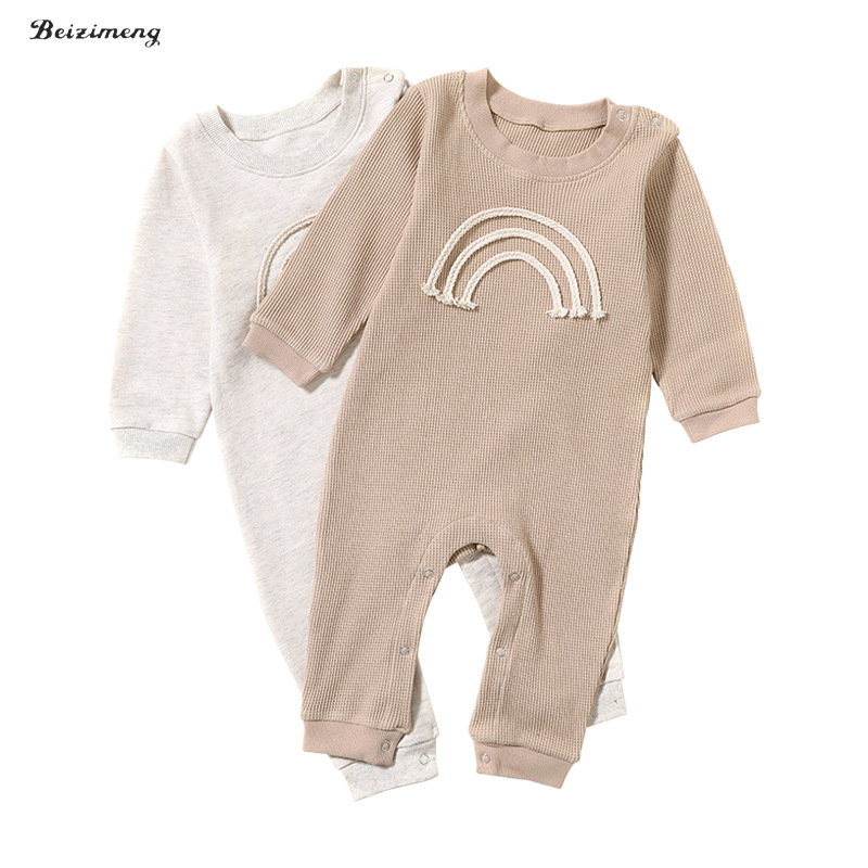 Picture of Cross-border Class A baby conjoined Ha-ha clothes Spring and Autumn baby conjoined clothes Newborns Wrap-up clothes Climbing clothes Infant children's clothing