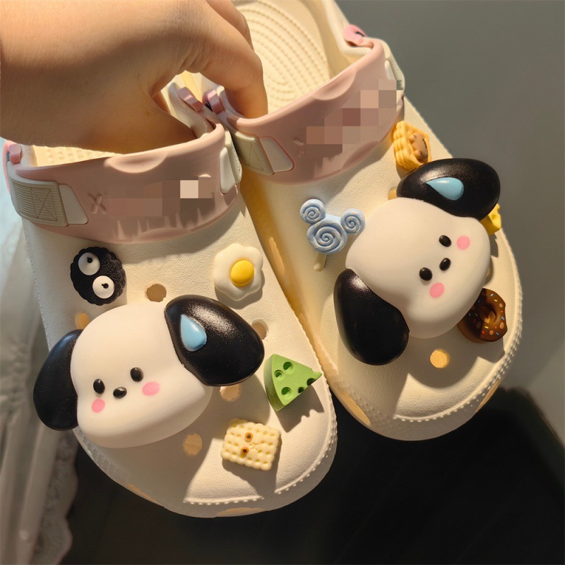 Sweating Puppy Hole Shoes Cross Shoe Flower Shoe Buckle Removable Slippers Decorative Buckle Diy Accessories Buckle Accessories Buckle