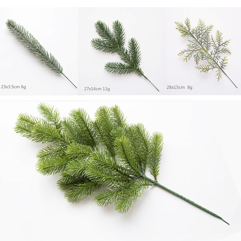 Christmas artificial leaf Christmas decorations leaves flower arrangement leaves