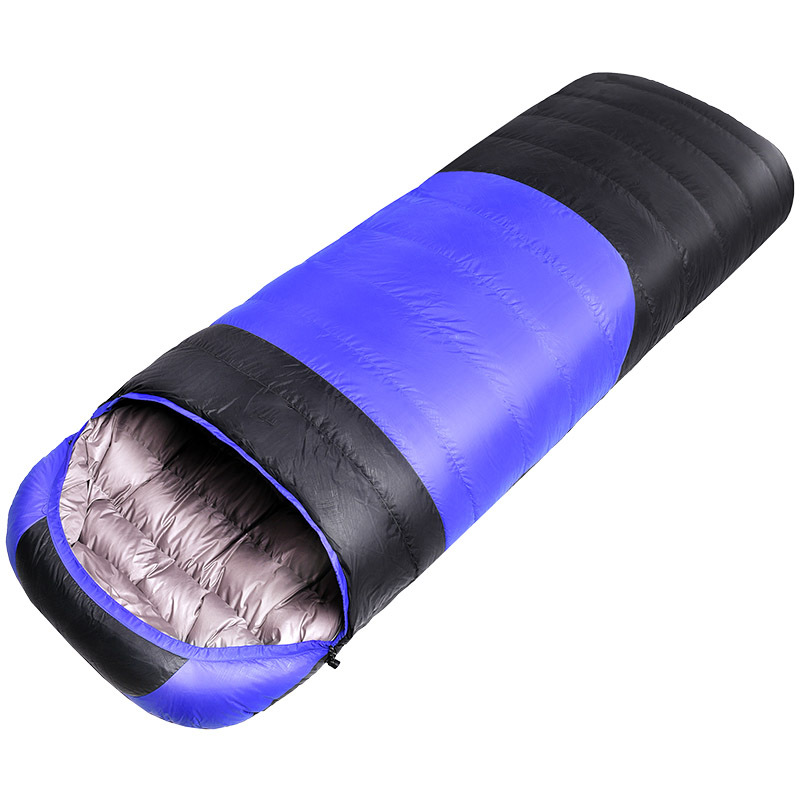 Picture of Down Sleeping Bag Envelope Machine Washable Cold-proof Extra-thick Warm Travel Sleeping Mat Adult Mountain Camping Travel Sleeping Bag