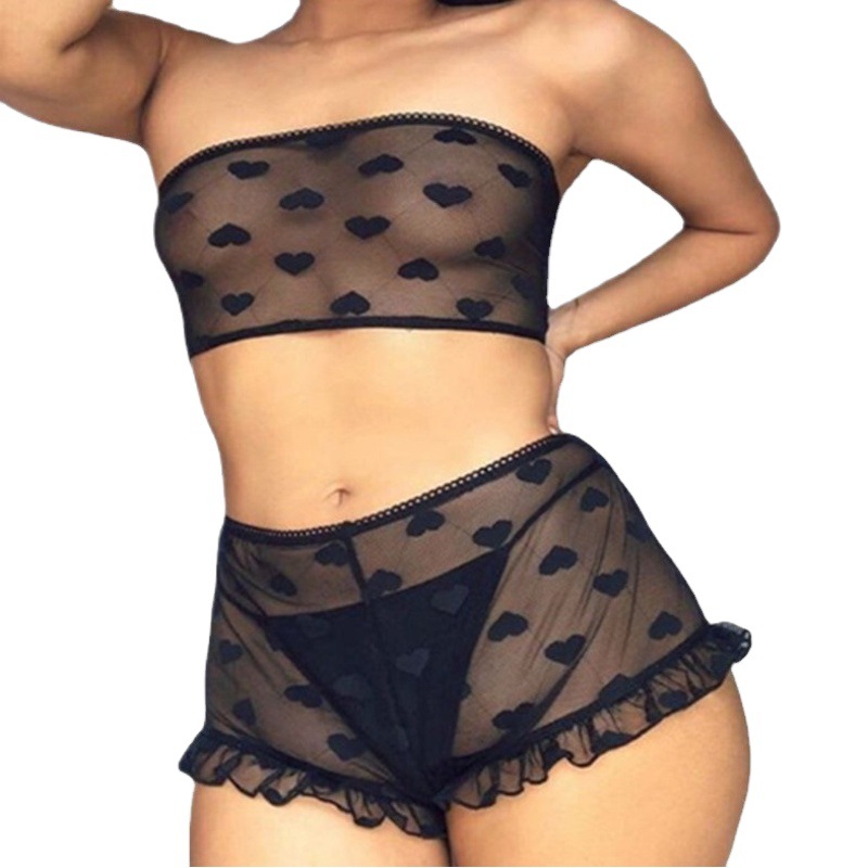 2021 new foreign trade Amazon ebay supply Europe and the United States sexy underwear sexy temptation lace set manufacturers wholesale