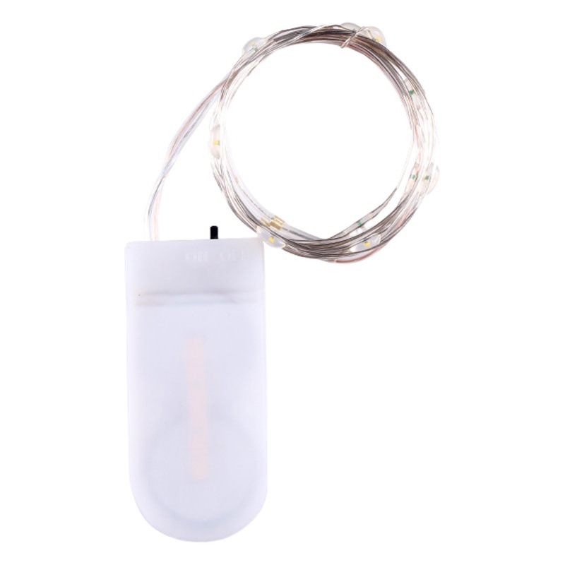 Cross-Border Led Button Copper Wire Light String Flower Cake Cola Gift Box Decorative Lantern Star Light Colorful Light String Light