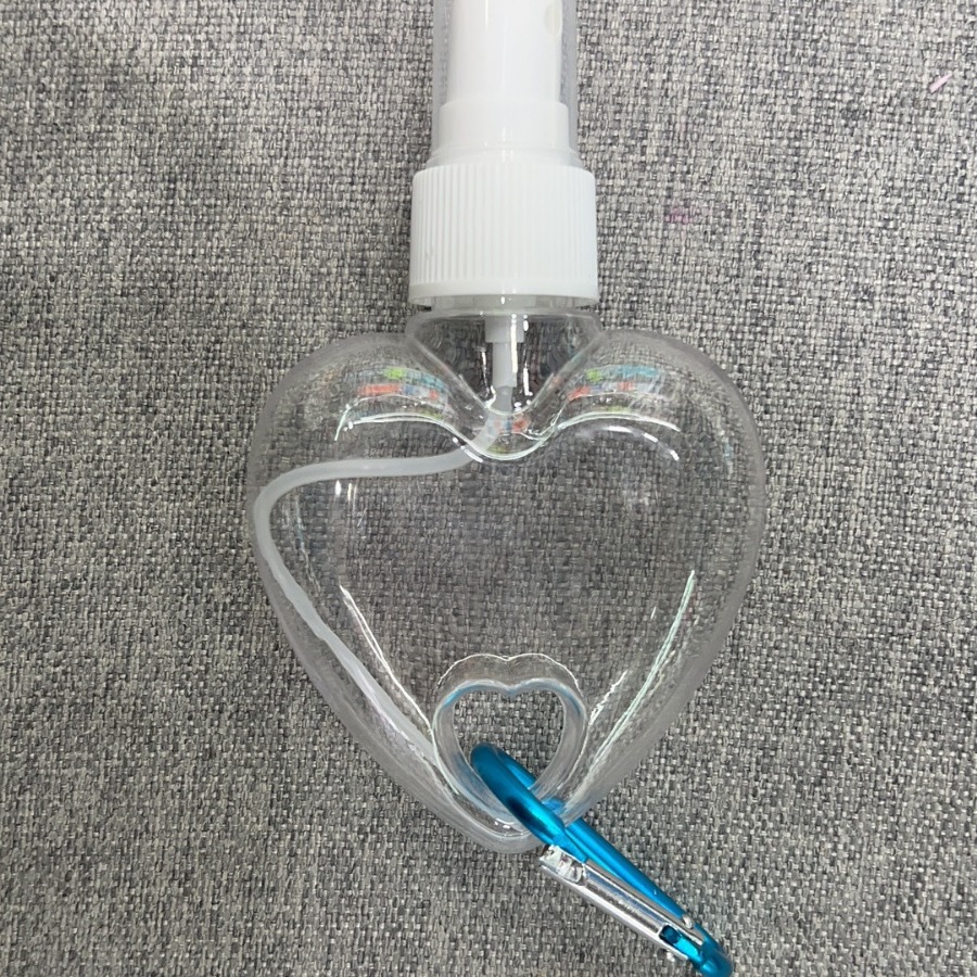 Picture of Love Alcohol Spray Bottle 50ml Hook Spray Bottle 50ml Sterilization Bottle Heart Bottle Leaf Bottle