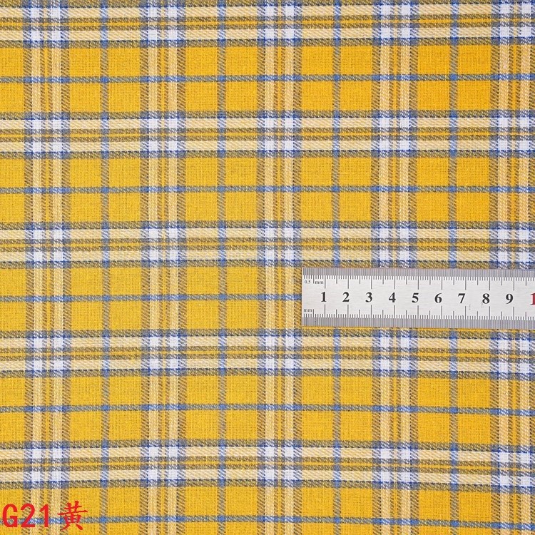 Yellow Plaid Fabric with a Three-Dimensional Glossy Finish, Colorful Checkered Pattern for Performance Backdrop, Bag Lining, Multi-Color in Stock