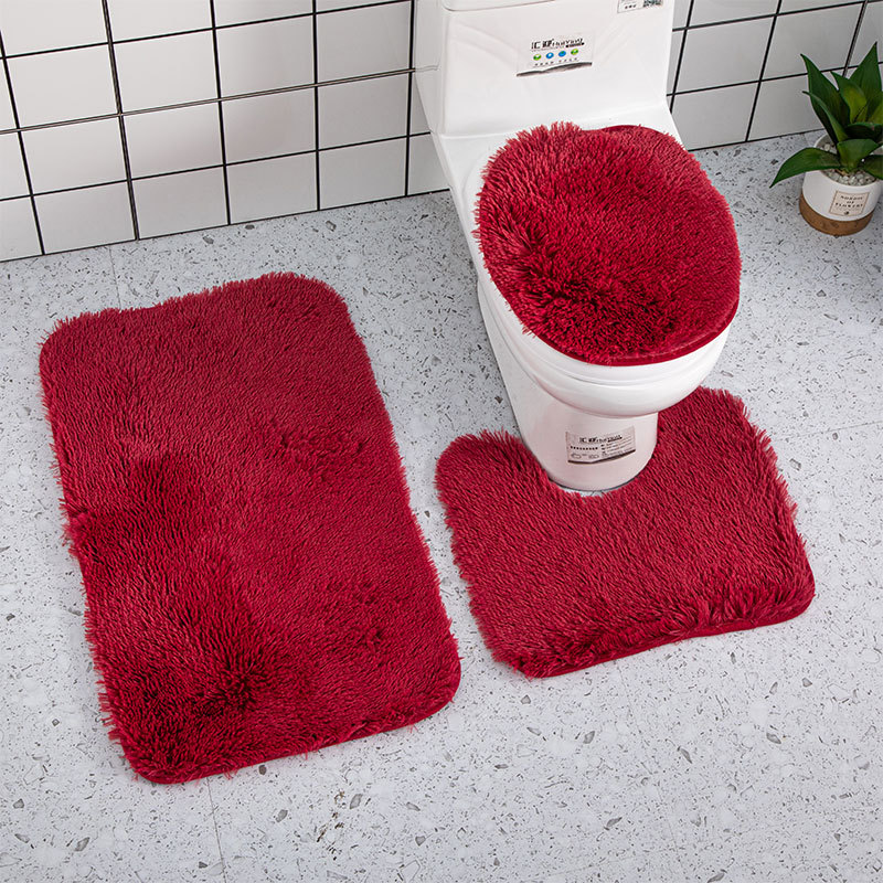 Cross-border Daifa Bathroom Thickened Toilet Door Non-slip Carpet Mat Toilet Foot Mat Door Mat Home Mat