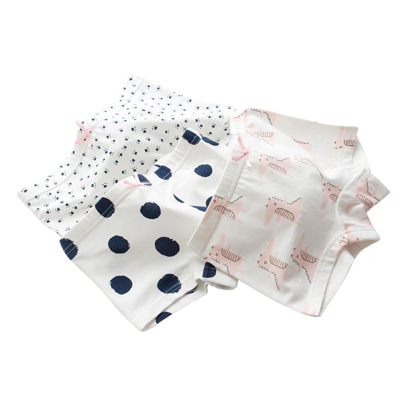 Girls underwear elastic four-corner children's cartoon underwear children's girls boxers baby shorts manufacturers wholesale