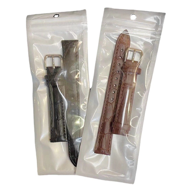 Long Strip Pearlescent Film Self-Sealing Bag for Jewelry Packaging, Watch Straps, Phone Cases, and Data Cable Sealing