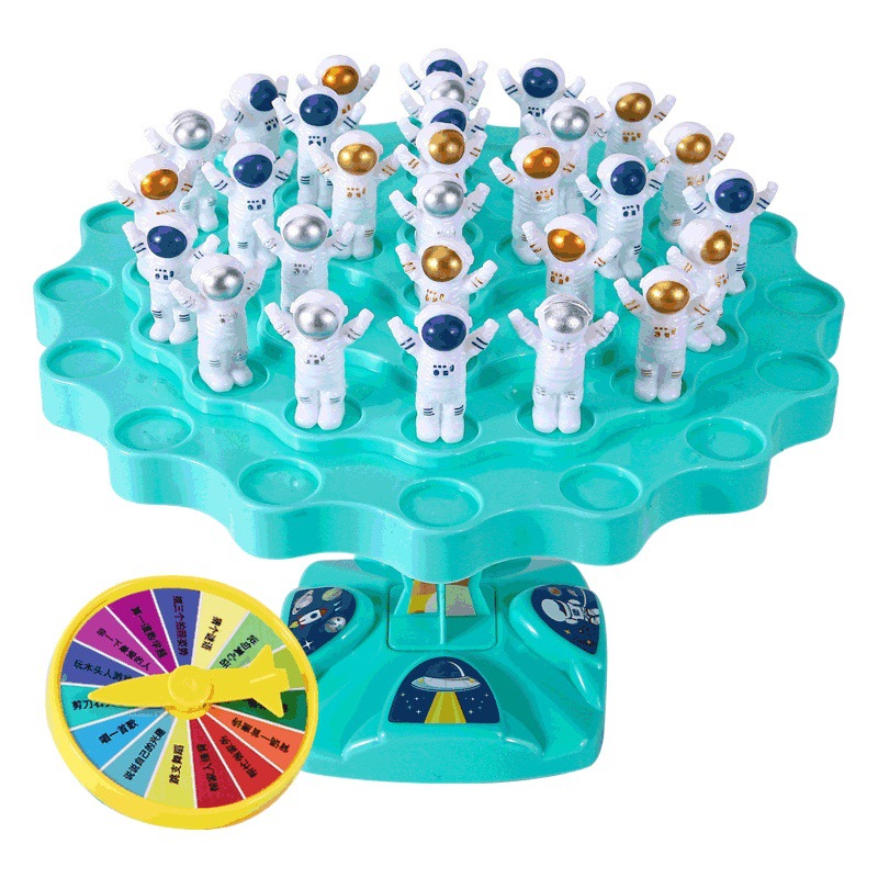 Picture of Tiktok popular children's balance spaceman frog balance tree jengle intelligence early education game desktop battle