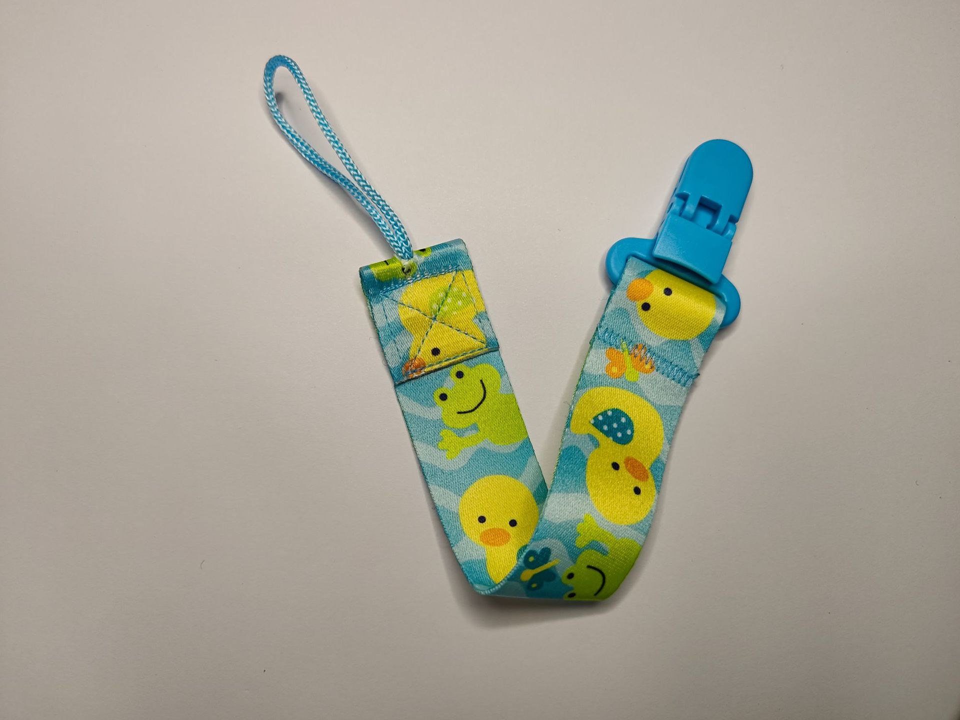Picture of Factory in stock direct double-sided floral pacifier chain baby toy teether anti-drop chain lanyard baby anti-drop strap