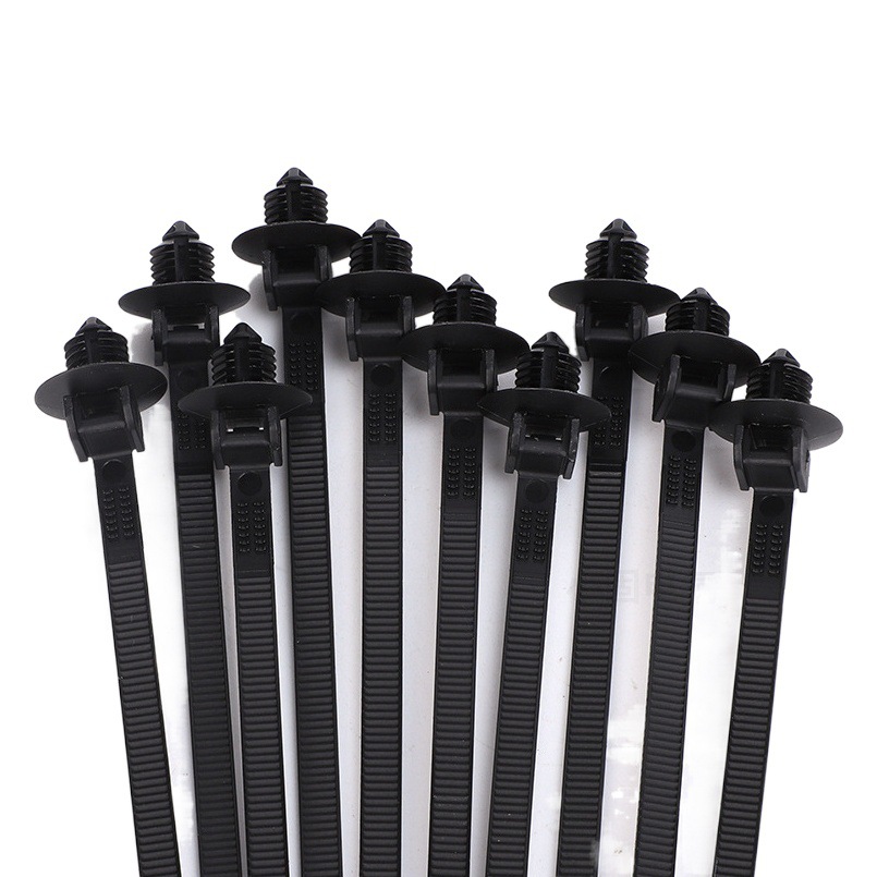 9818125B/X70 4.8*190mm 100 Pieces/Pack Nylon Fir Tree-Shaped Car Cable Ties Wire Harness Binding
