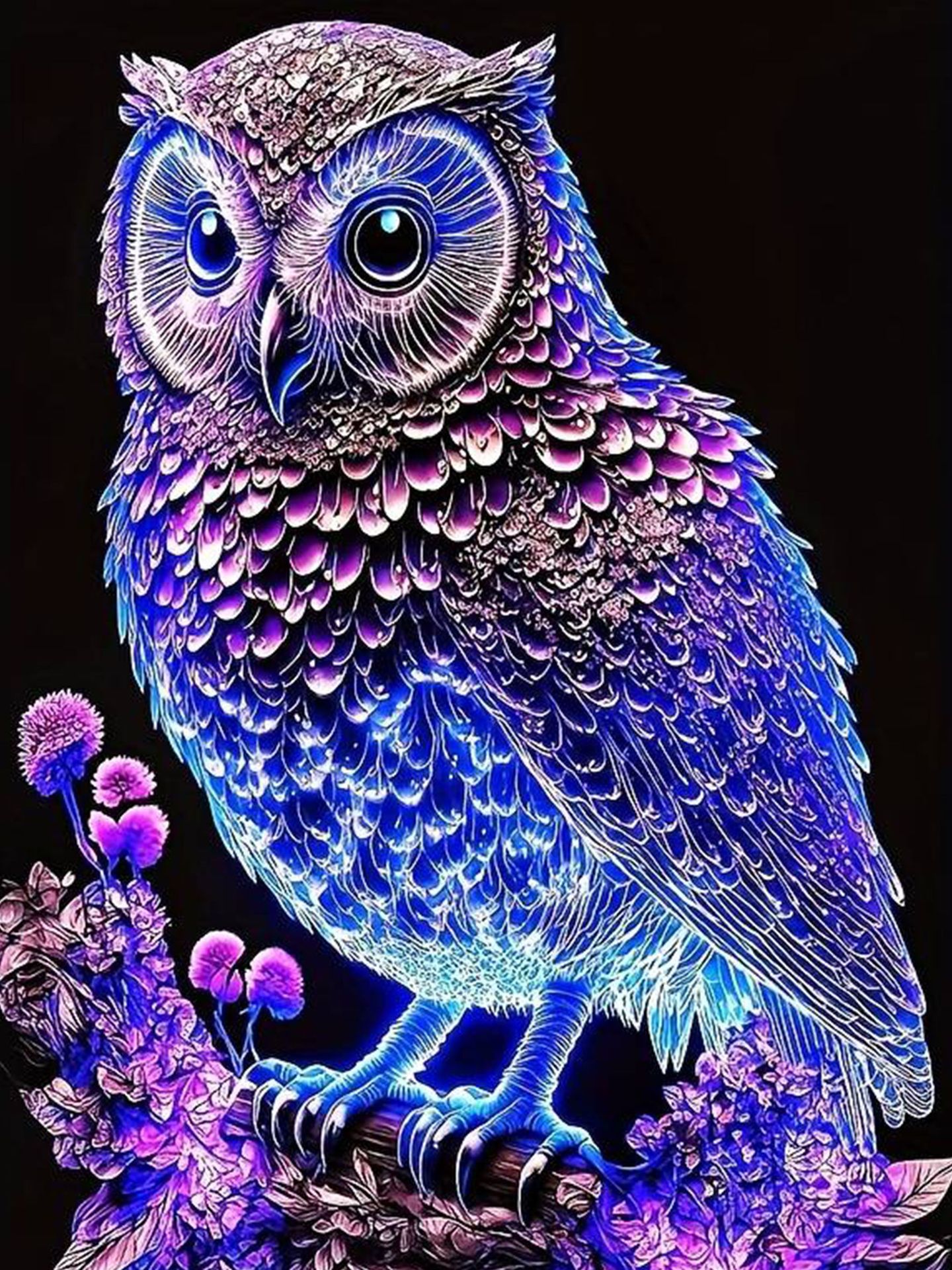 Picture of 5d full diamond diy animal landscape diamond painting foreign trade cross-border diamond embroidered full diamond rubik's cube round diamond craft decorative painting