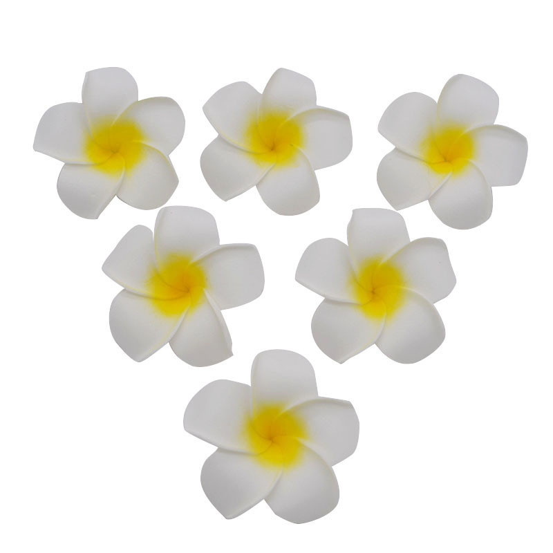 Picture of Supply 5/6/7/8/9cm frangipani hairpin headdress pe foam flower Thai coconut milk swimsuit accessories