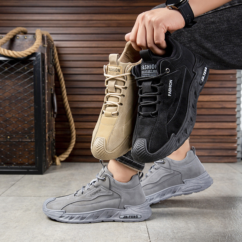 Picture of Men's Shoes New Large Size Men's Sports Shoes Casual, Comfortable and Versatile Trendy Dad Shoes Men's Lace-Up Lightweight Running Shoes