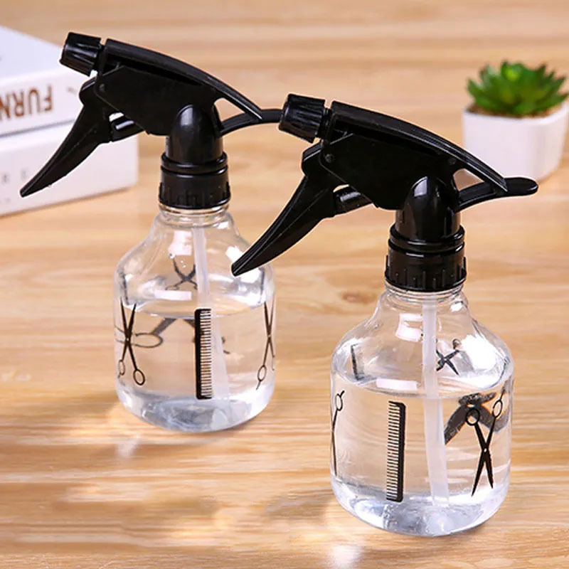 Flower Watering Water Kettle Spray Water Bottle Transparent Makeup Press Barber Shop Scissors Small Watering Water Kettle Hairdressing Spray Water Kettle Watering Water Kettle