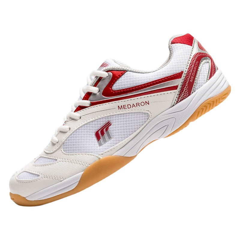 Cross-border new wholesale badminton shoes summer breathable trend couple non-slip all-match light soft bottom table tennis shoes