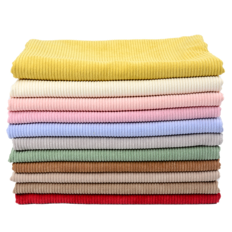 Picture of Corduroy fabric velvet corduroy shirt coat sweater clothing fabric solid color cotton-padded jacket pants sofa cover cloth