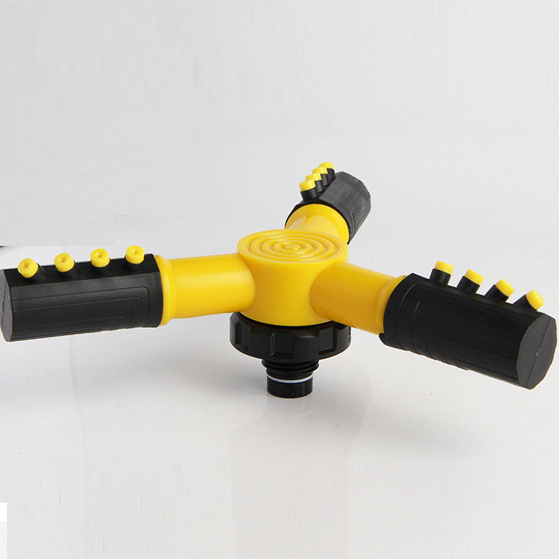 Picture of Factory Direct supply ground plug three fork automatic rotating sprinkler garden lawn irrigation plug ground rotating sprinkler