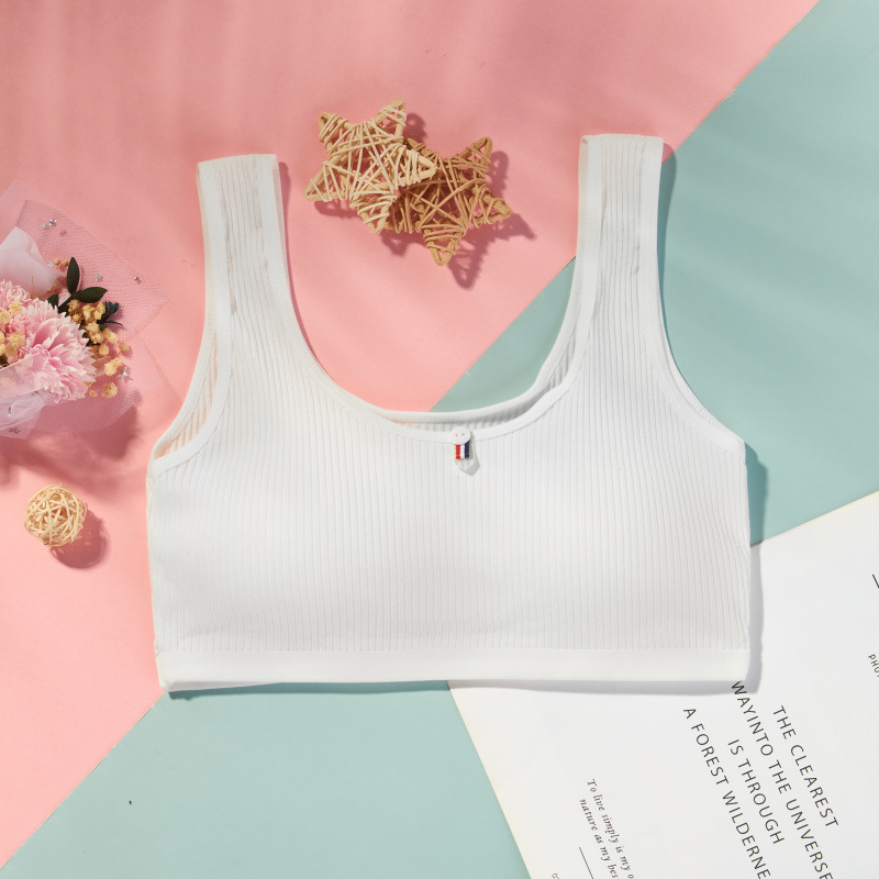 Picture of Girl's underwear development period student girl's high school student underwear pure cotton vest girl's junior high school student underwear