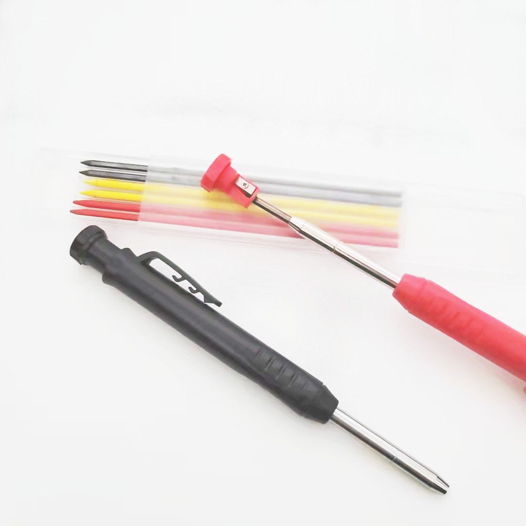 Picture of Deep Hole Woodworking Activity Pen 2.8mm Professional Engineering Marker Pen Graphite Crayon Refill Mini Adjustable