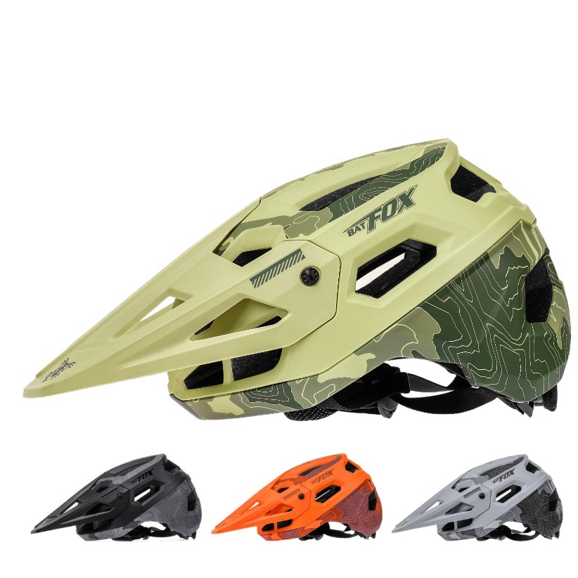 BATFOX cross-border cycling helmet mountain bike road skateboard helmet MTB men and women off-road helmet