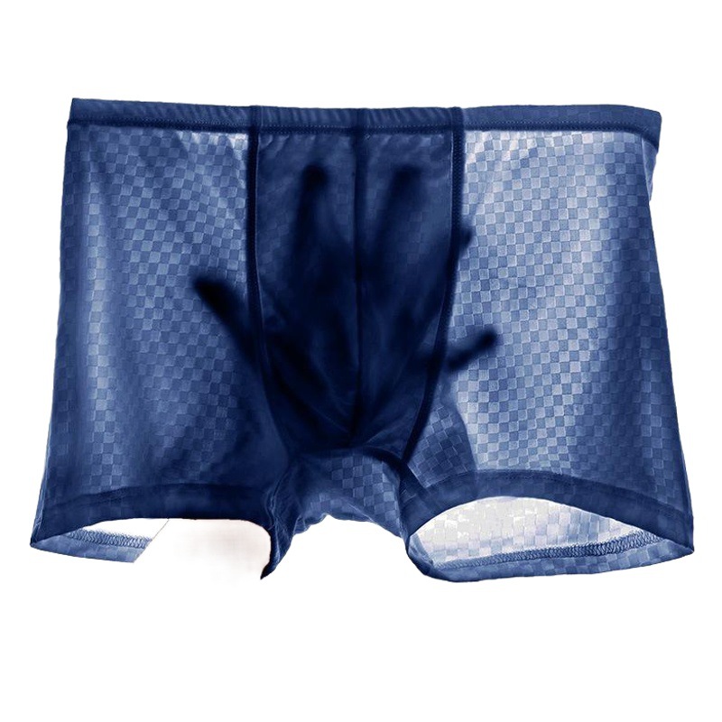 Summer light breathable mesh ice silk men's underwear men's boxer shorts summer mesh boxer shorts men's shorts