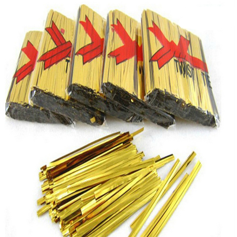 Manufacturer Wholesale Pet Twist Ties, Metal Twist Ties, Decorative Gift Ties, Stationery Products, 8cm in Stock