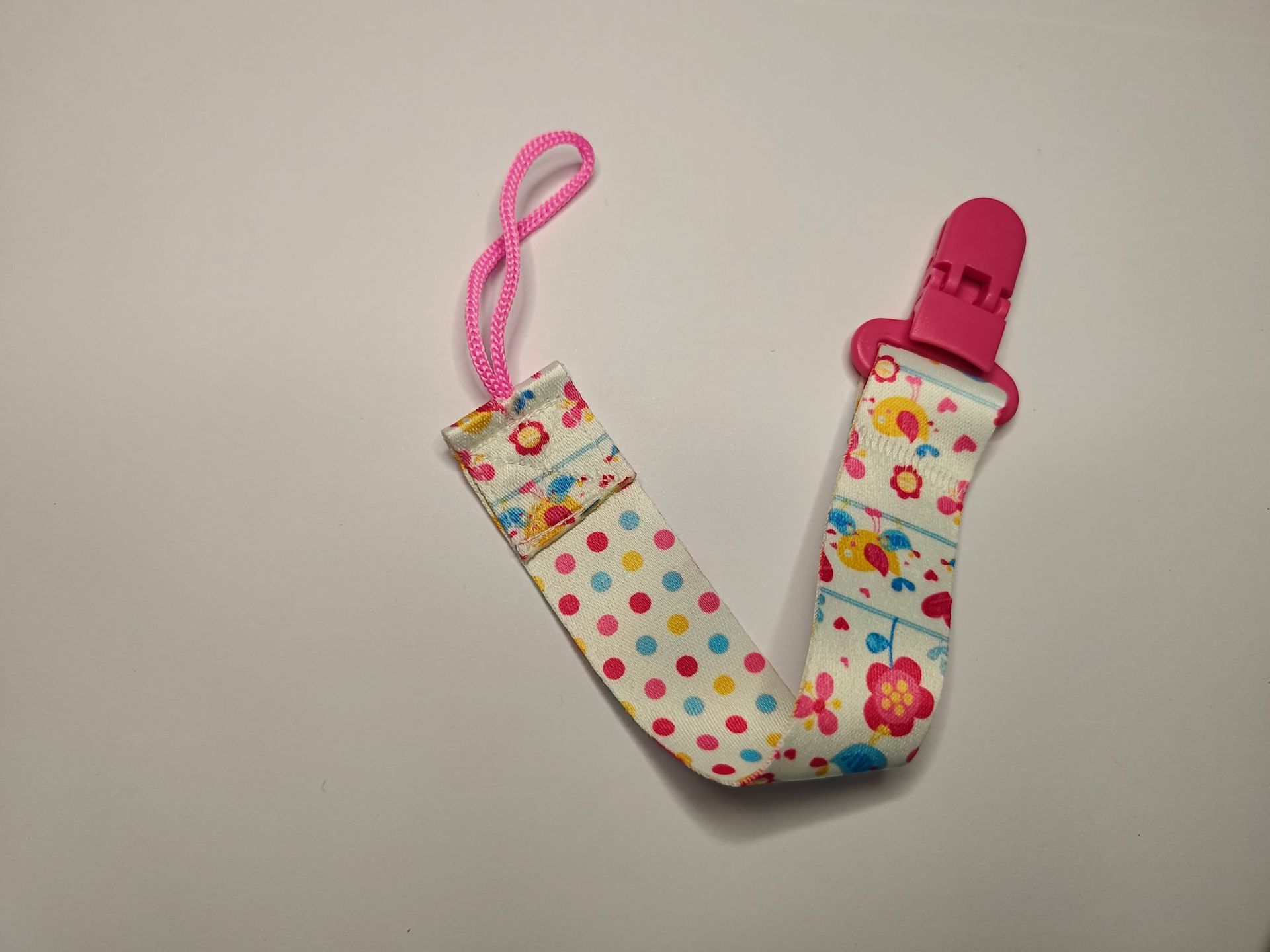 Picture of Factory in stock direct double-sided floral pacifier chain baby toy teether anti-drop chain lanyard baby anti-drop strap