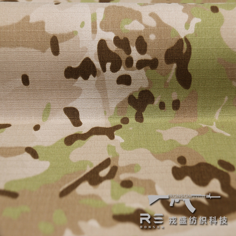 Picture of Rongsheng in stock U.S. Army UCP Grey Plaid Digital ACU Camouflage Fabric Polyester Cotton Plaid Breathable Wear-Resistant Tactical Fabric