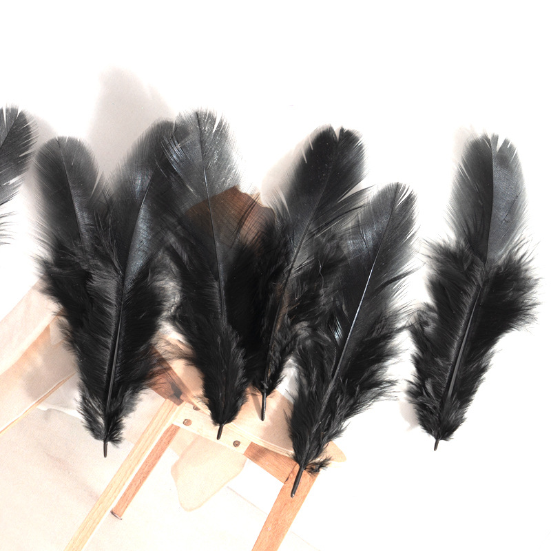 Picture of Colorful Small Feather Turkey Feather DIY Crafts Jewelry Decoration Wave Ball Gift Box DIY Filling Material