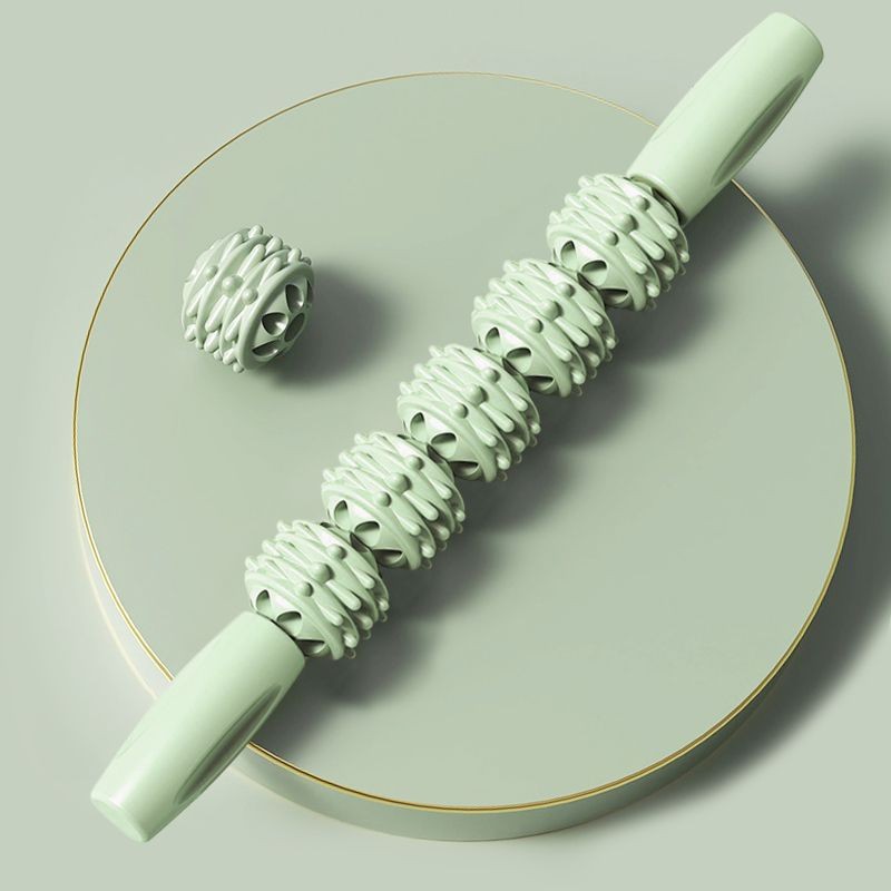 Picture of Massage Stick, Mace, Roller, Fitness Fascia Stick, Leg Muscle Relaxation Roller, Calf Yoga Stretching