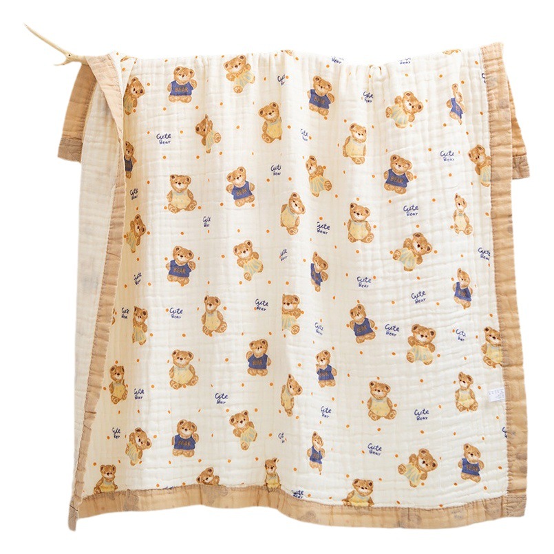 Gauze Bath Towel Cotton Enlarge Baby Blanket Children's Blanket Class A Six-layer Gauze Newborn Baby