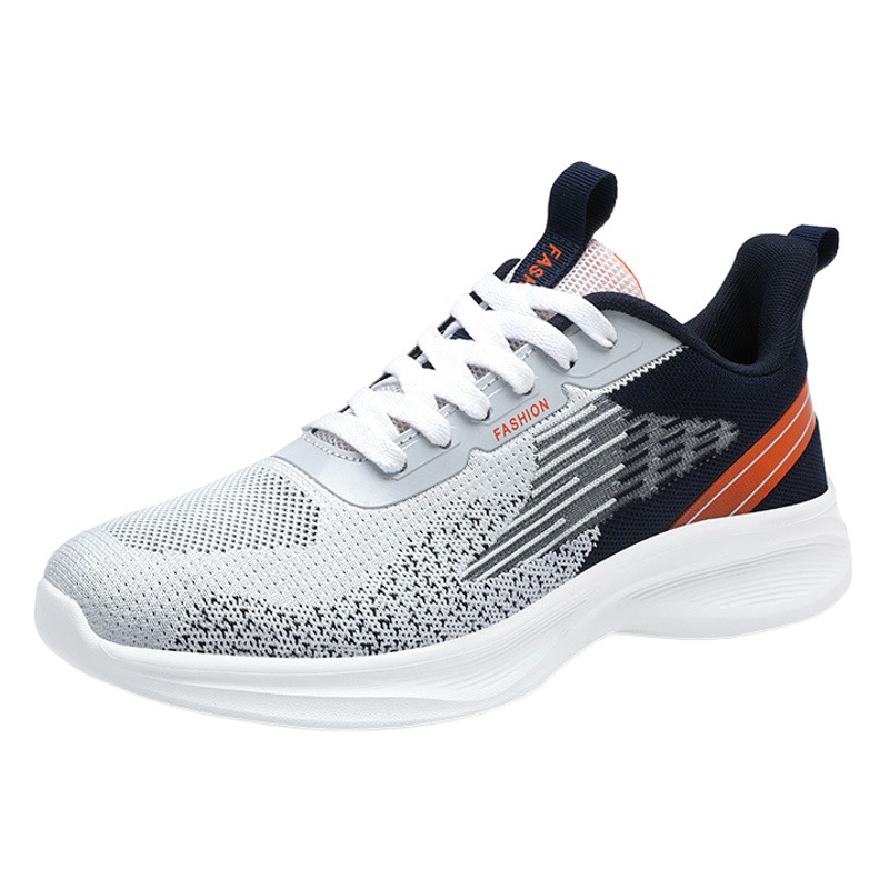 2024 New Summer Men's Casual Shoes Wholesale Mesh Breathable Sports Shoes Men's Comfortable Running Shoes Ready for Delivery