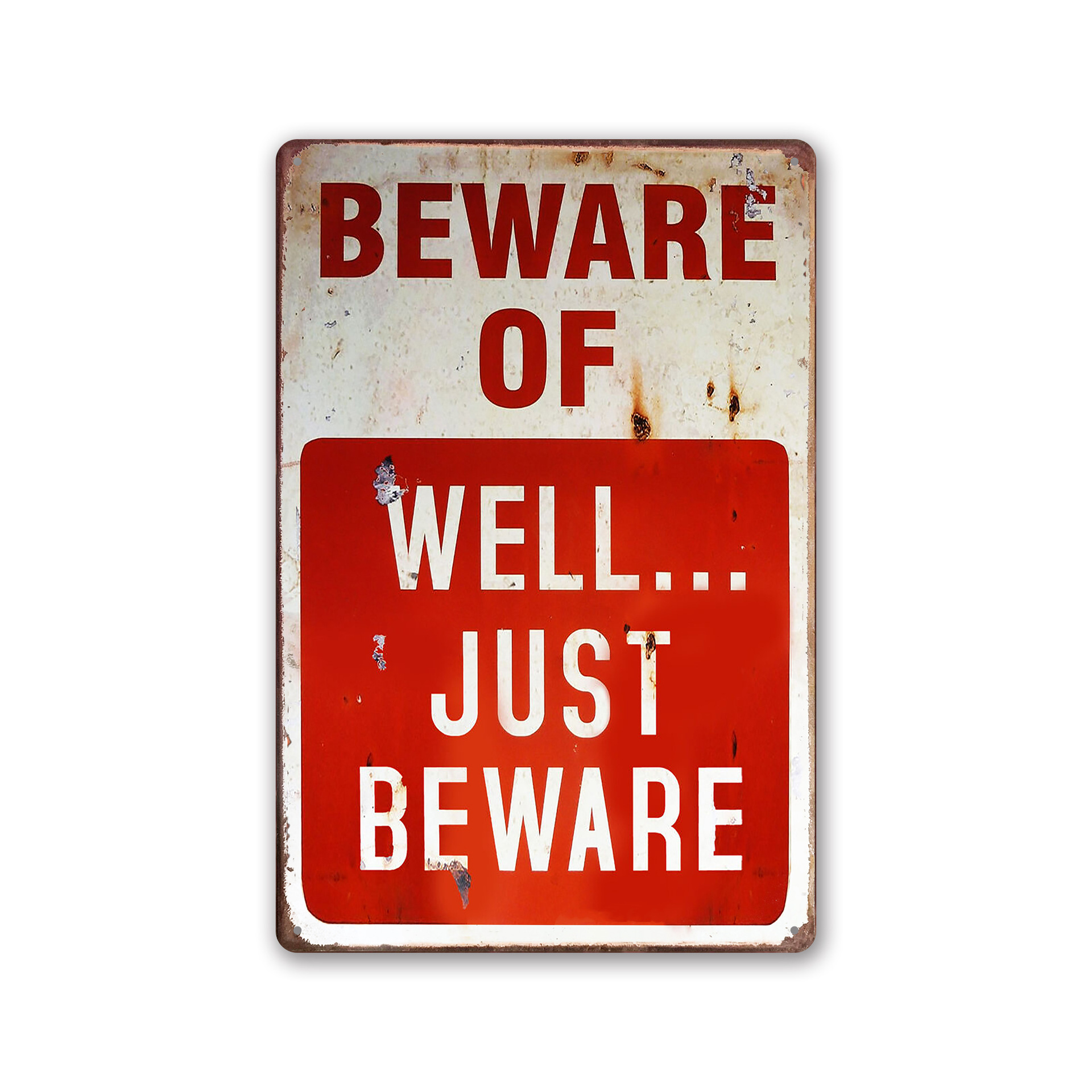 Picture of 2024No Trespassing Retro Public Warning Sign Iron Painting Background Wall Frameless Decorative Hanging Painting