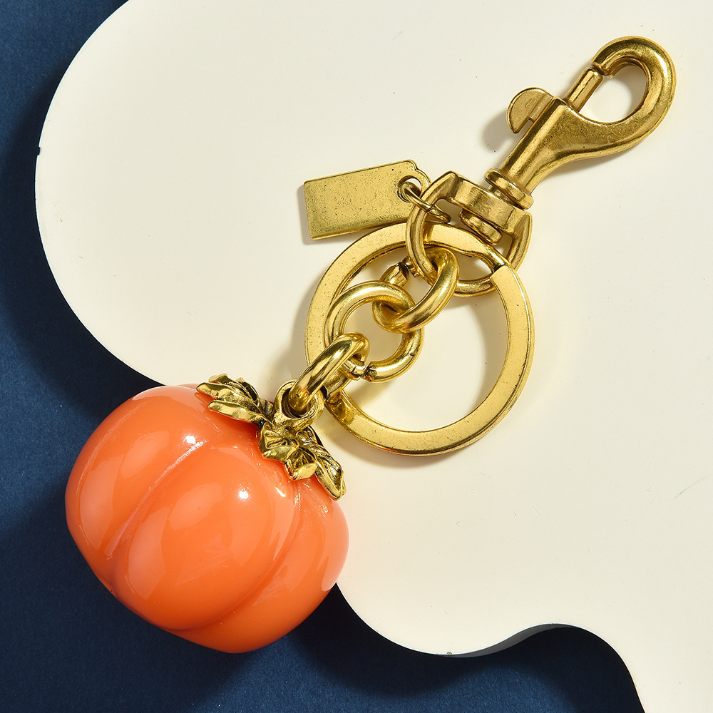 New Style Everything Goes Well Persimmon Keychain Bag Pendant Women's Bag Jewelry Exquisite Car Keychain Cross-Border Wholesale