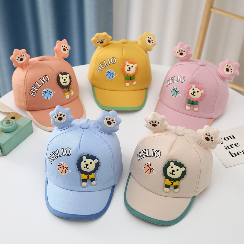 Picture of Baby hat cute bee peaked cap spring and autumn baby baseball cap outdoor sun protection children sun hat