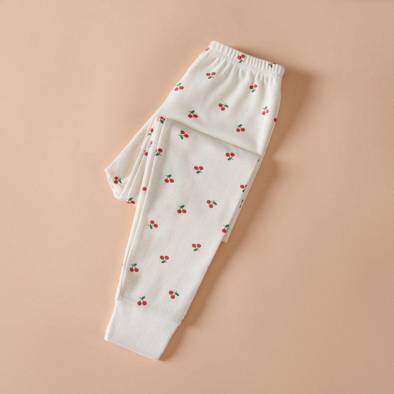 Picture of Children's Cotton Wool Pants for Autumn and Winter Children's Cotton Soft Breathable Autumn Pants Baby's Printed Warm Home Pajama Pants