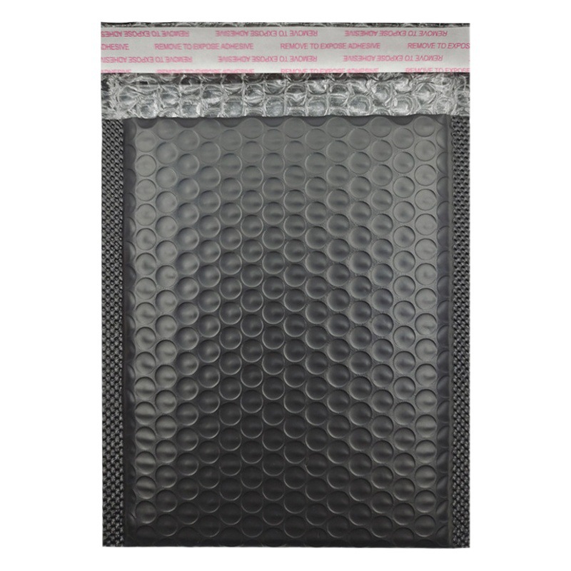 Black bubble bag wholesale color co-extruded foam bag foam express bag clothing packaging material in stock self-adhesive