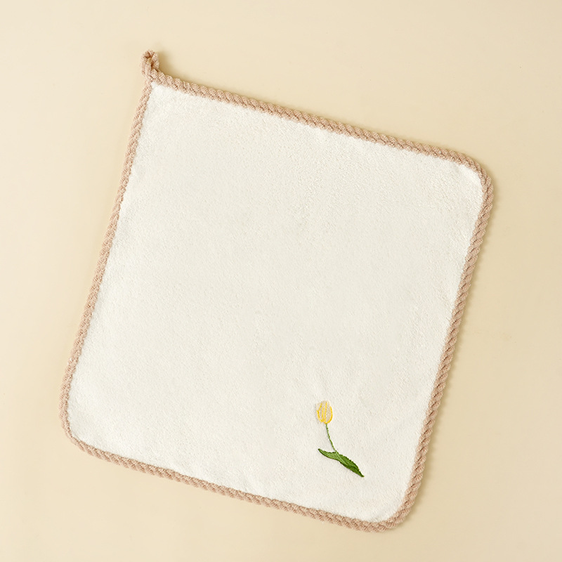 Picture of Souvenir Towels for Bridesmaids, Floral Embroidery, Baby Full-Month Gifts, Small Return Gifts, Women's Day Small Gift Designs